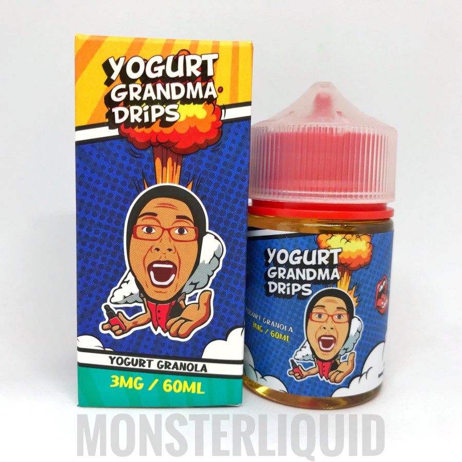 YOGURT YOGHURT GRANDMA DRIPS BY JUICE STATION VAPEHAN 3MG 60ML