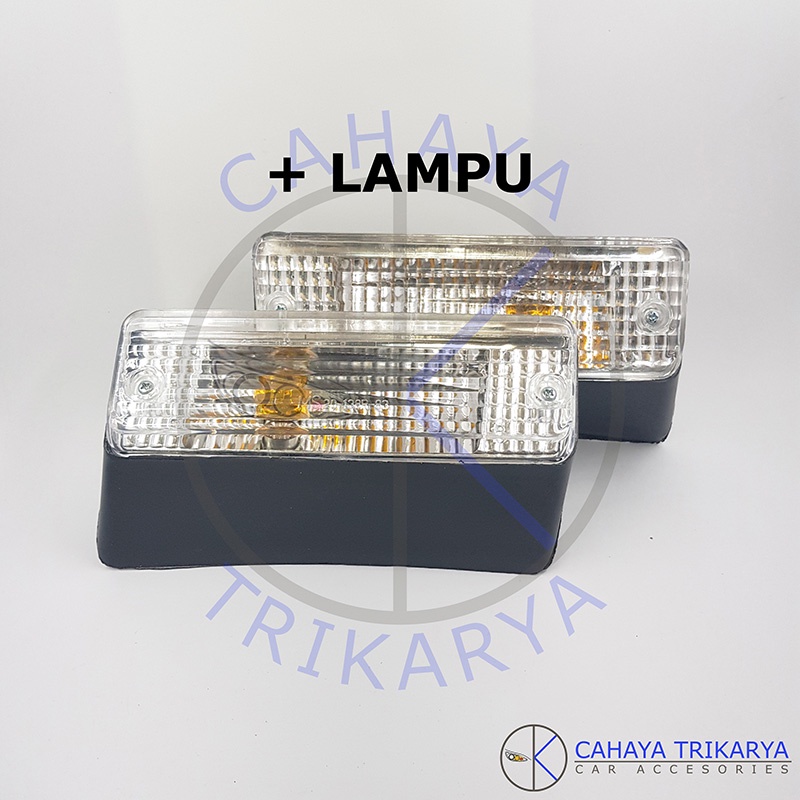 SET Bumper Lamp / Lampu Bemper / Rating / Sen Sein Kijang Grand 1992 - 1996 Kristal DNY
