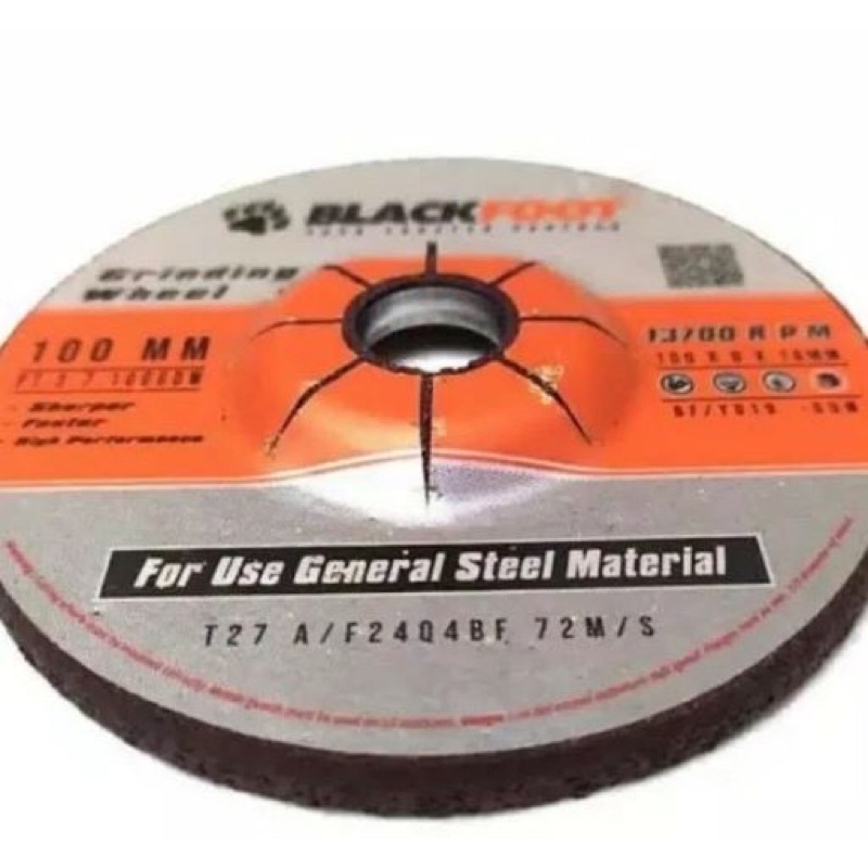 BLACKFOOT Grinding Wheel 4 Inch - Batu Gerinda Poles Slep 4 x 6 Gosok Besi