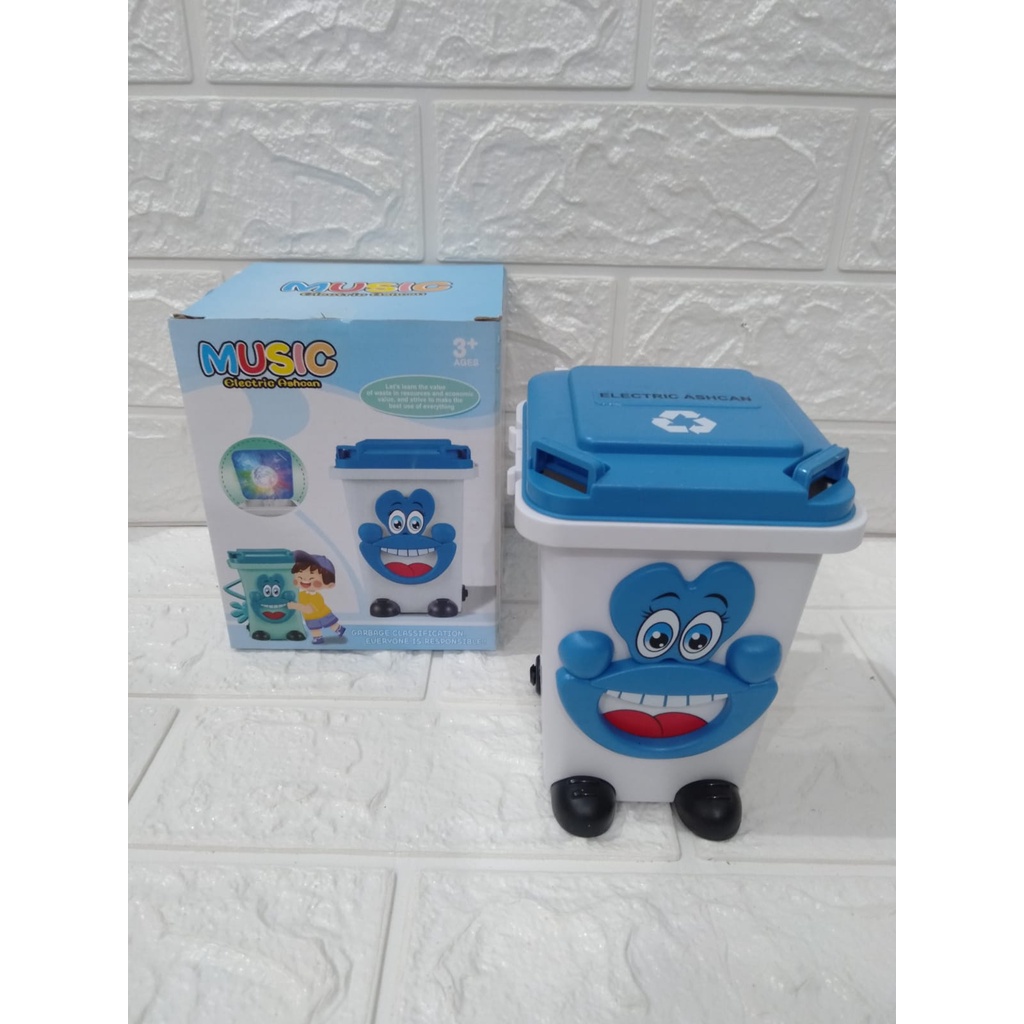 MAINAN TONG SAMPAH BERJALAN TY9988-2/MAINAN ANAK TONG SAMPAH BERBUNYI