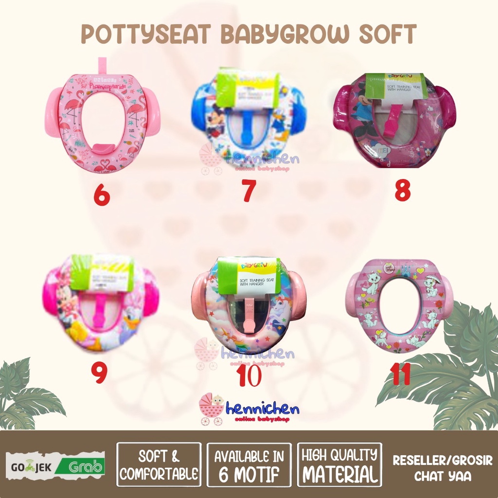 BANYAK MOTIF READY GOJEK / GRAB SNI Dudukan Toilet Anak Potty Seat Training Ring Closet With / No Handle / Travel Seat