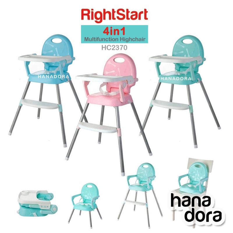 Right Start 4in1 Highchair HC2370 - Kursi Makan Bayi