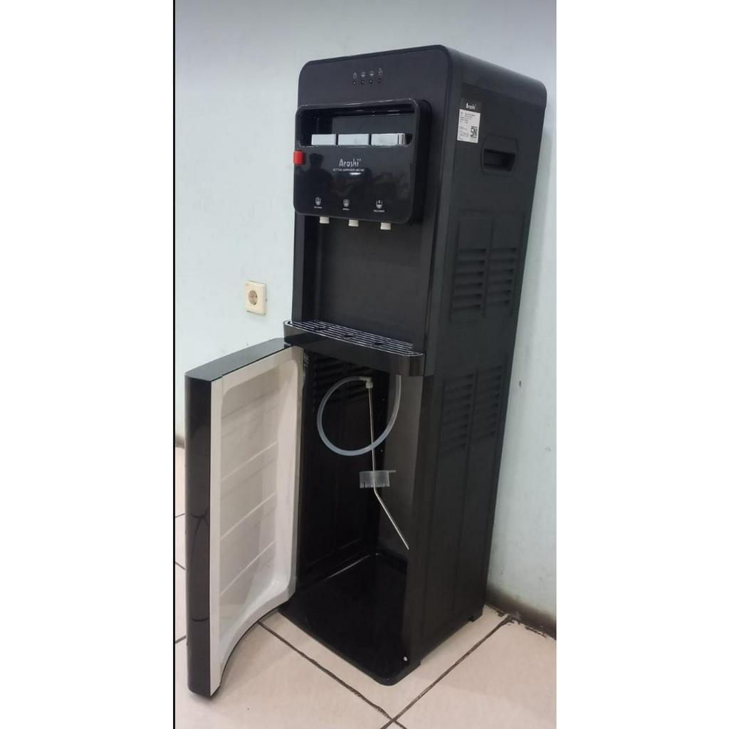 Dispenser air elektrik galon bawah HOT/COLD Arashi ABD 04C BLACK