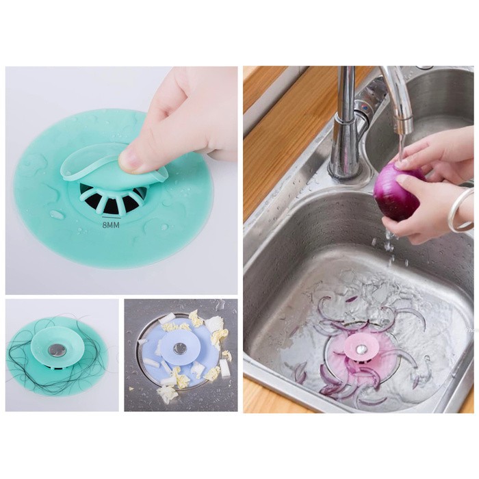 BABEE - SARINGAN WASTAFEL CUCI PIRING DAPUR KAMAR MANDI / SARINGAN WASTAFEL SILICONE / MULTI FUNGSI