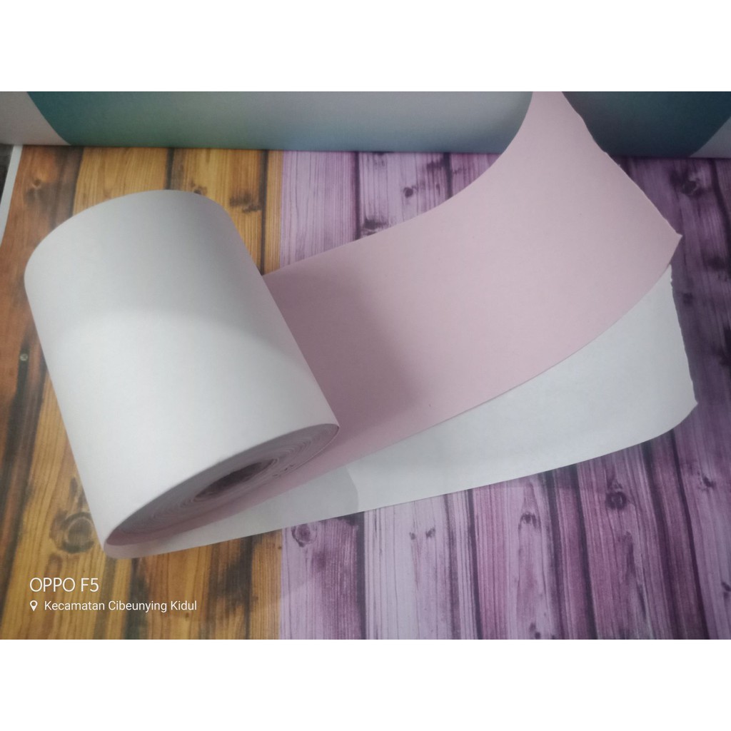 

Dck KERTAS KASIR / STRUK KASIR / ROLL REGISTER Bandung NCR 75 X 65 ply (PM) warna sesuai stock