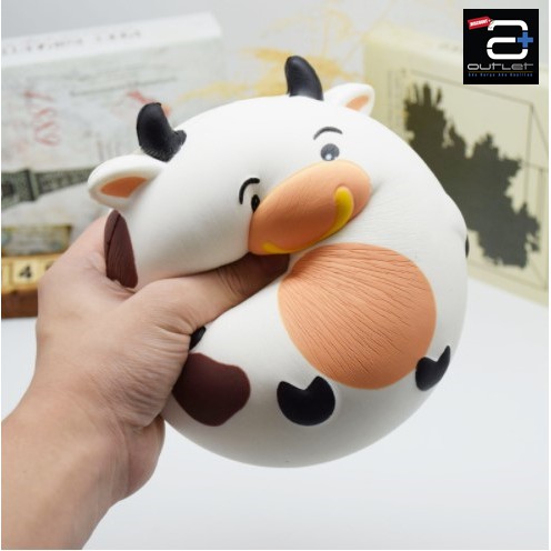 Squishy JUMBO Cow Ball Squishy Bun Slow Rising Squishy Sapi Super BIG Squishy Bun