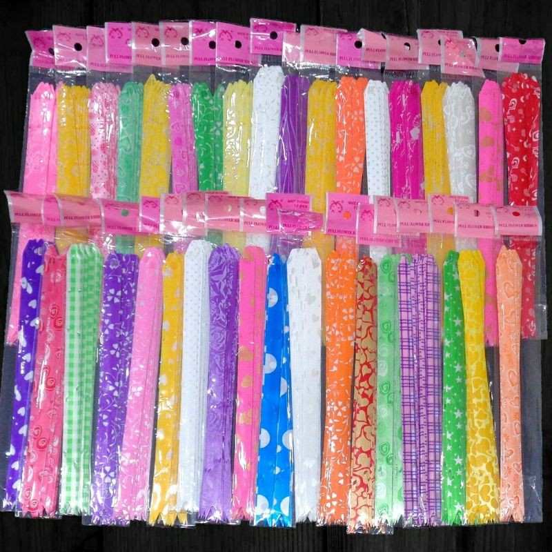 

Pita Serut Harga per 10 pcs 12mm Bunga /Garis