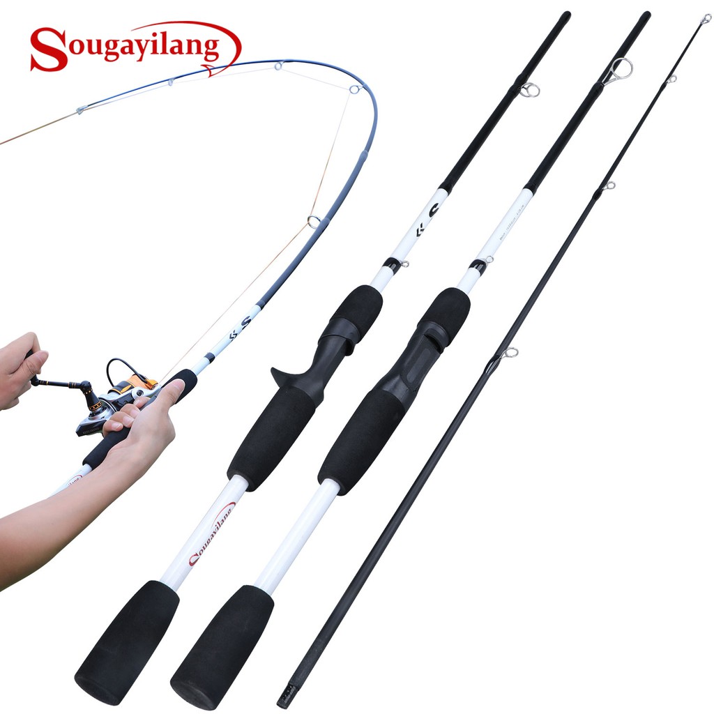 Sougayilang Fishing Rod / Joran Pancing 1.65M Ukuran M Power Casting/Spinning Fishing Rod