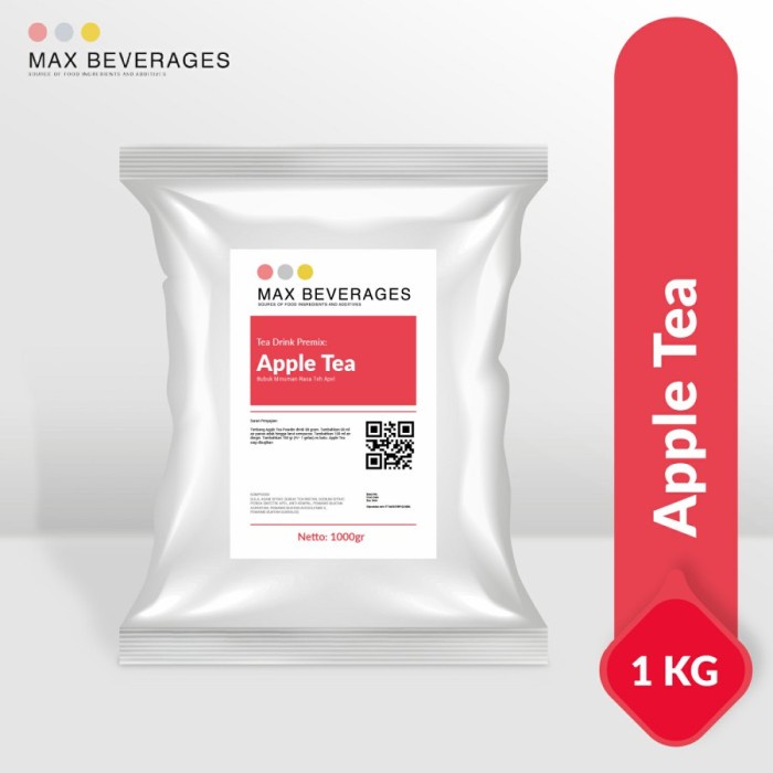 

(BISA COD) 1 Kg Apple Tea (Teh Apel) Serbuk Minuman / Bubuk Minuman Premium