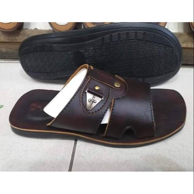 SANDAL KULIT PRIA full sampai alas