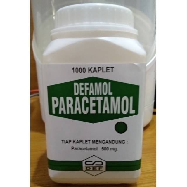 Defamol Paracetamol Parasetamol 500mg 1000 kaplet