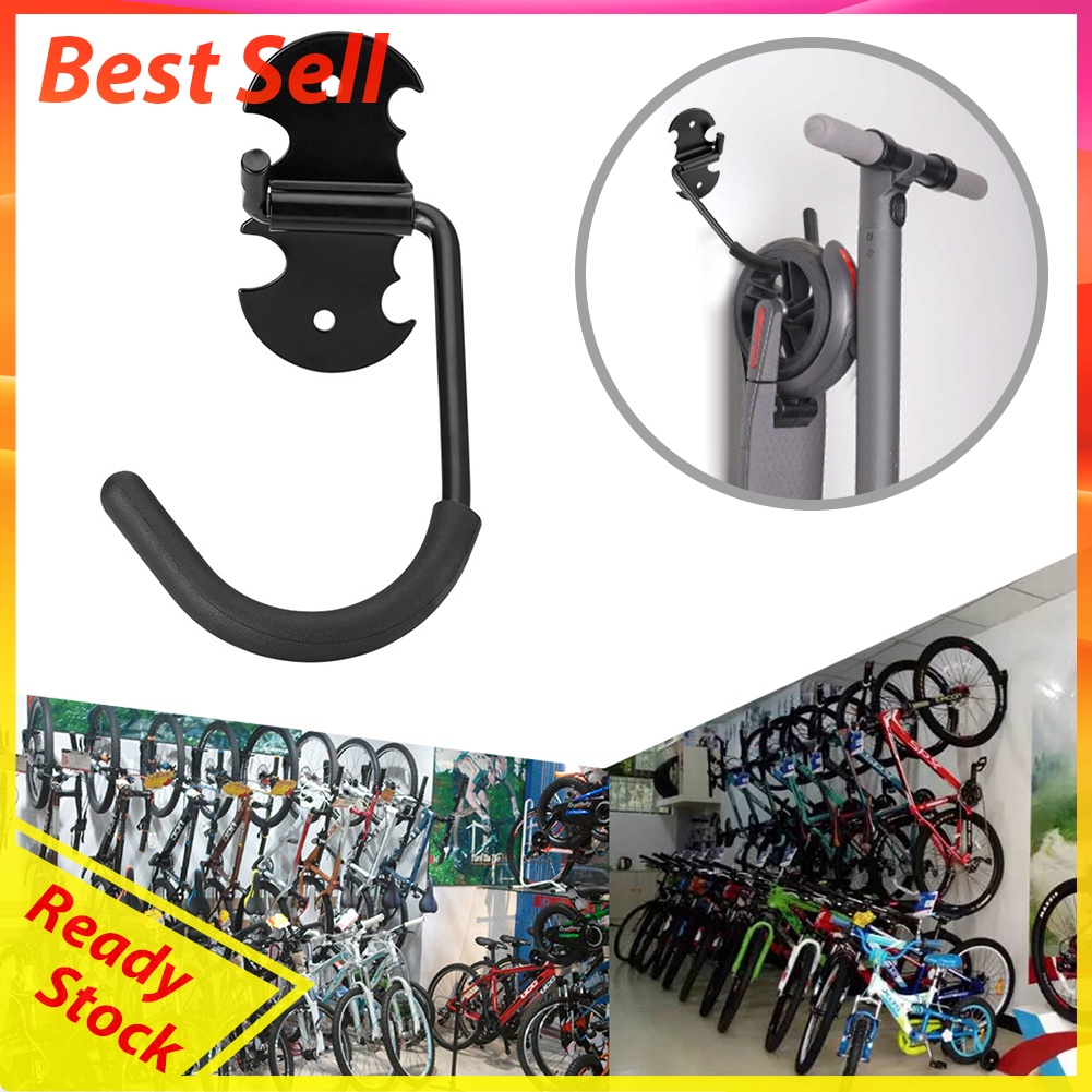 Bicycle Wall Mounted Rack Stand Holder Folding MTB Road Bike Hanging Hook