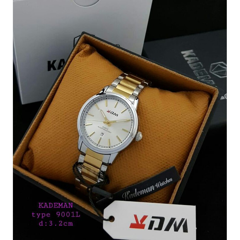 Jam wanita KADEMAN 9001 L original tahan air