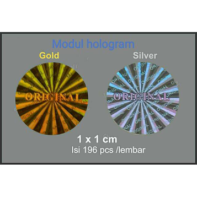 

Stiker Hologram Original 1 cm