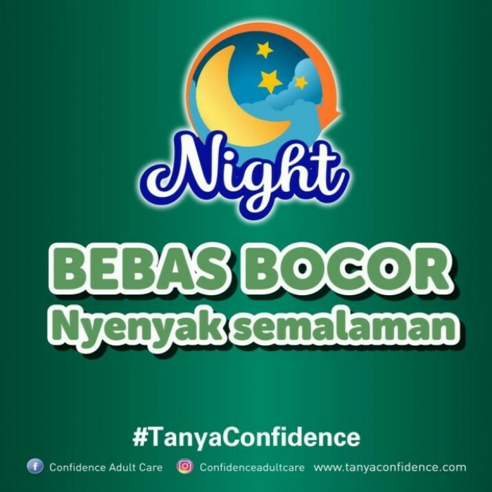 Confidence Popok Dewasa Classic Night - M 15