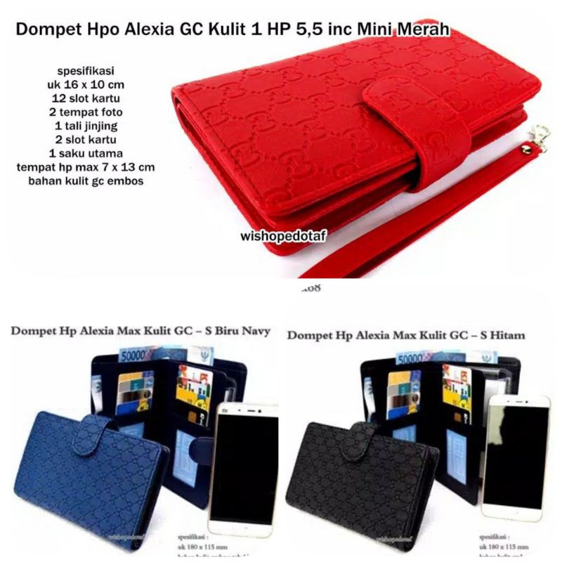 Dompet hp wanita alexia gc S max Super / dompet hp