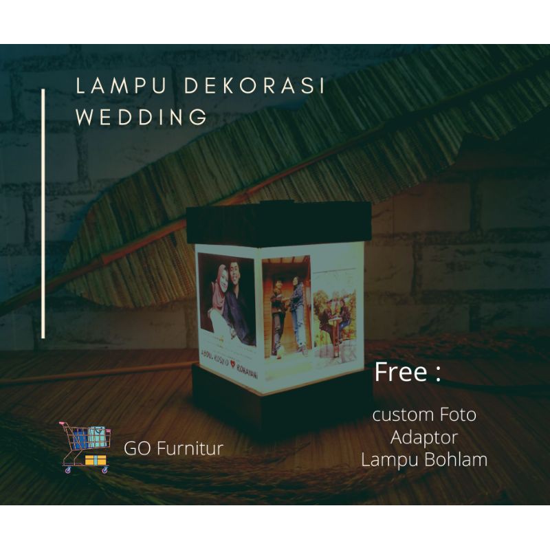 Lampu Dekorasi Wedding Pelaminan Kamar Cafe Dinding Kamar Tidur Ruangan Lamaran Standing Toko