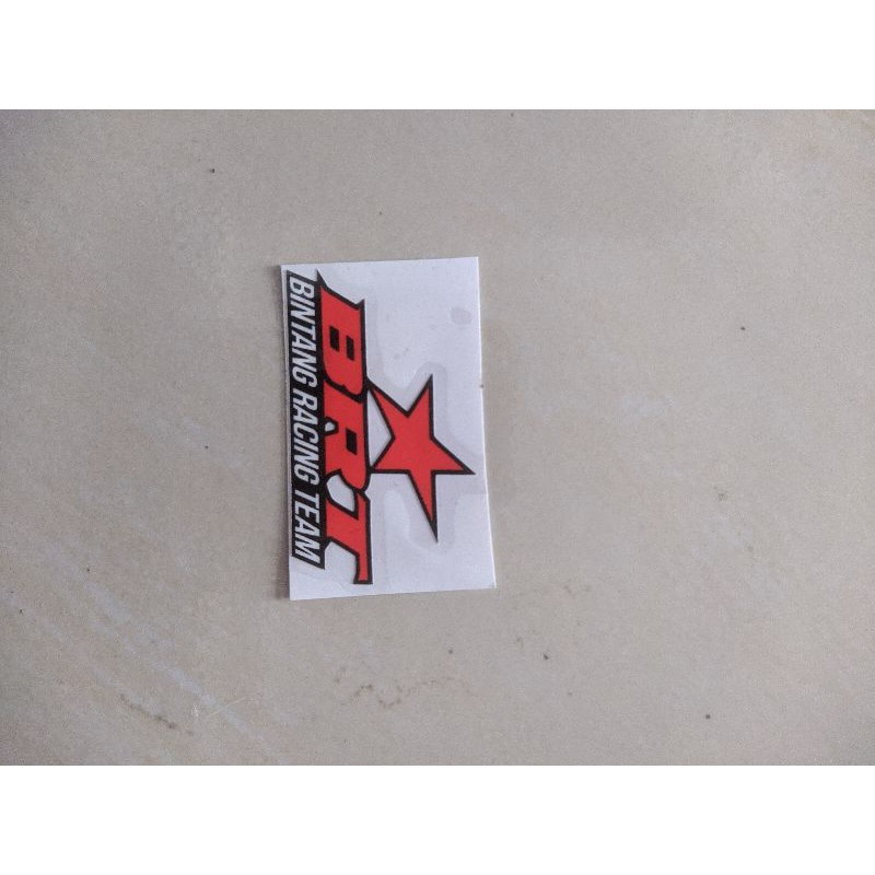sticker brt kecil bintang racing team