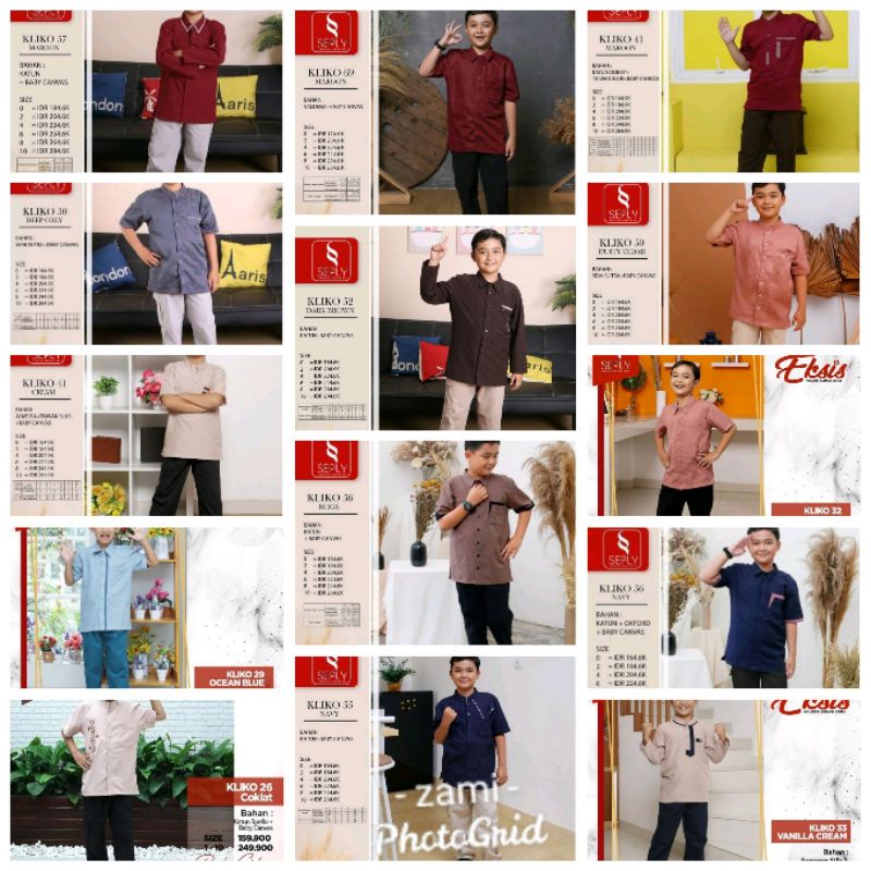 Koko anak seply kliko 26, kliko 29 kliko 32 kliko 33 kliko 41 kliko 57 kliko 69