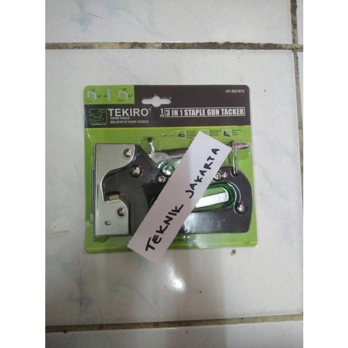

Staples | Staples Tekiro Staple Gun Tacker Tekiro 4 - 8 Mm 3 In 1 Murah Baru