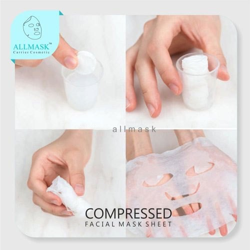 Compressed Mask Paper Masker Wajah Kertas