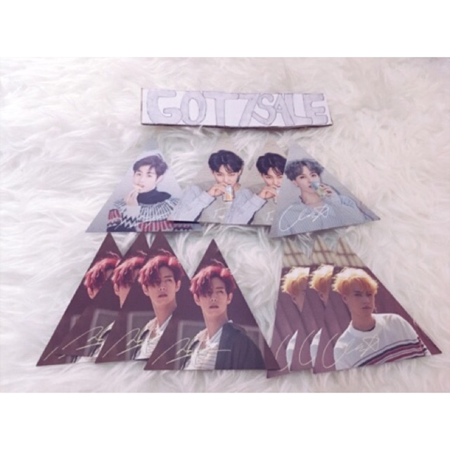 GOT7 PHOTOCARD 7FOR7 TRIANGLE VER 7FOR7 VER | PHOTOCARD MARK GOT7 | YUGYEOM PHOTOCARD