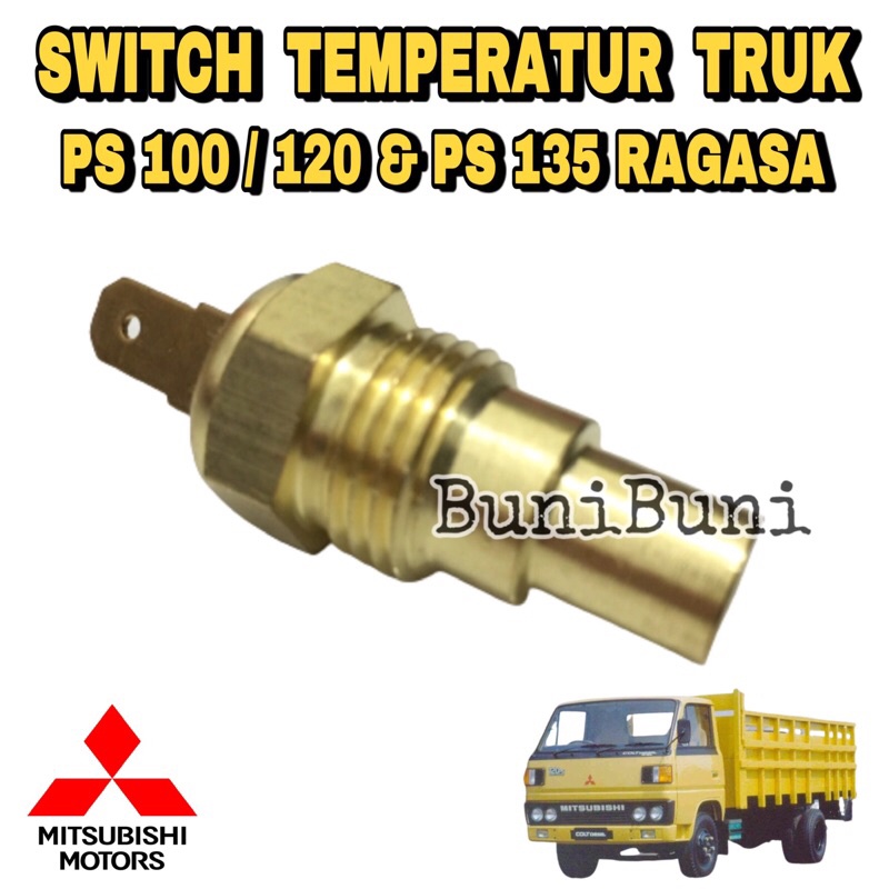 Switch Temperatur / Sensor Suhu Panas Air Mobil Truk Mitsubishi Colt Diesel PS100 / PS120 / PS135 Ragasa