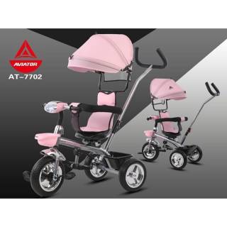 TRICYCLE SEPEDA  RODA  TIGA  ANAK KURSI PUTAR AVIATOT 7702 