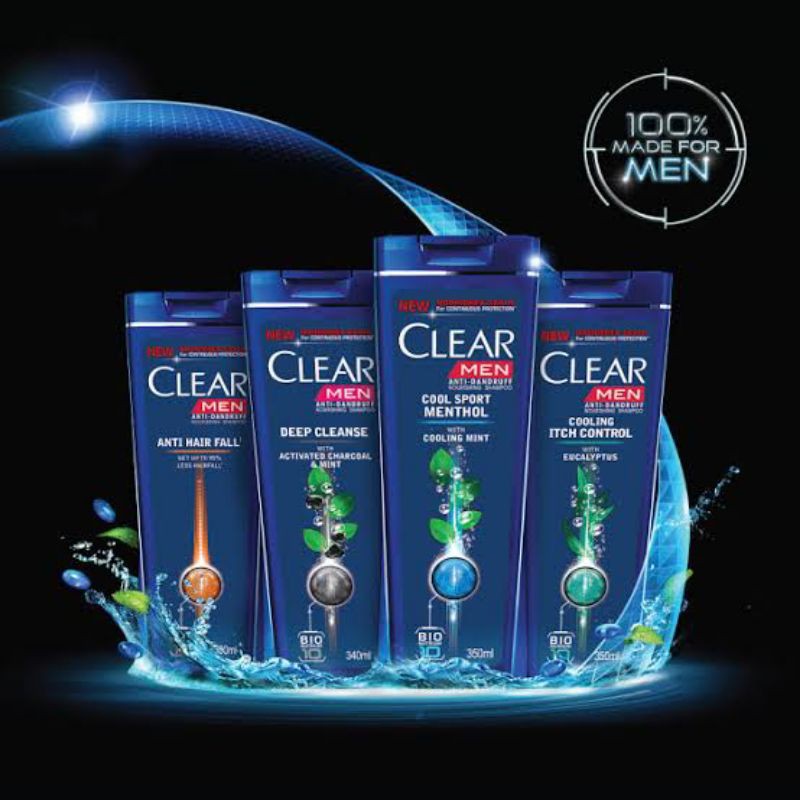 Shampo Clear Men 170ml Shopee Indonesia