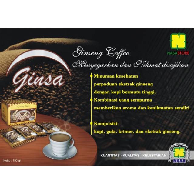 

KOPI GINSENG NASA