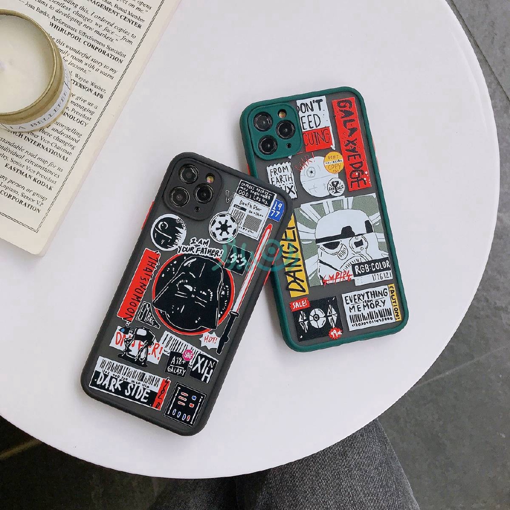 Casing Motif Label Star War Untuk Iphone 11 Pro X Xs Max Se2 6 6s+7 8 Plus