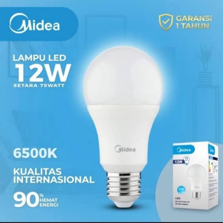 Lampu LED MIDEA 12 Watt Paling Terang Model PHILIP Panasonic Garansi/Lamp Midea TOP***