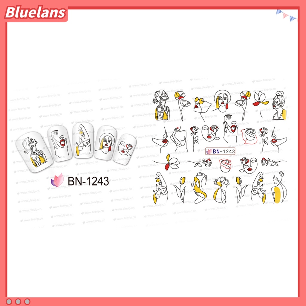 (In Stock) Kacamata Hitam Lensa Warna Warni ♡Stiker Kuku Motif Tulisan Tahan Lama Untuk Festival