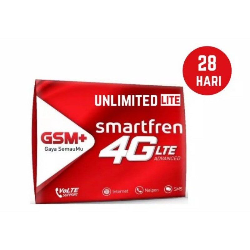 [[ Kartu ]] Perdana SMARTFREN UNLIMITED LITE *FUP 500MB/HARI*