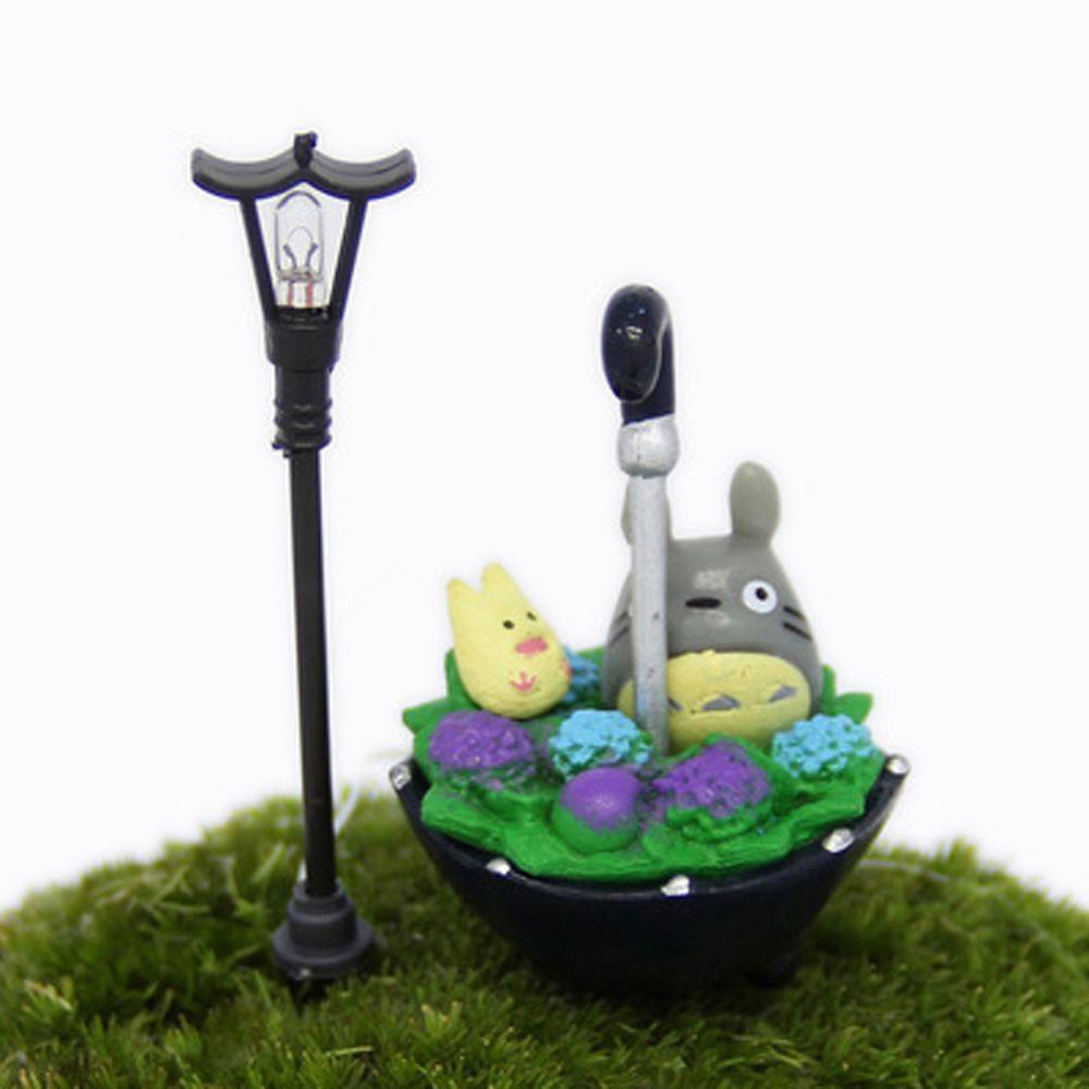 [Elegan] My Neighbor Totoro Hadiah Ulang Tahun Mobil Dekorasi Figure Mainan Mini 3-5cm Gambar Anime Ada Wajah Man