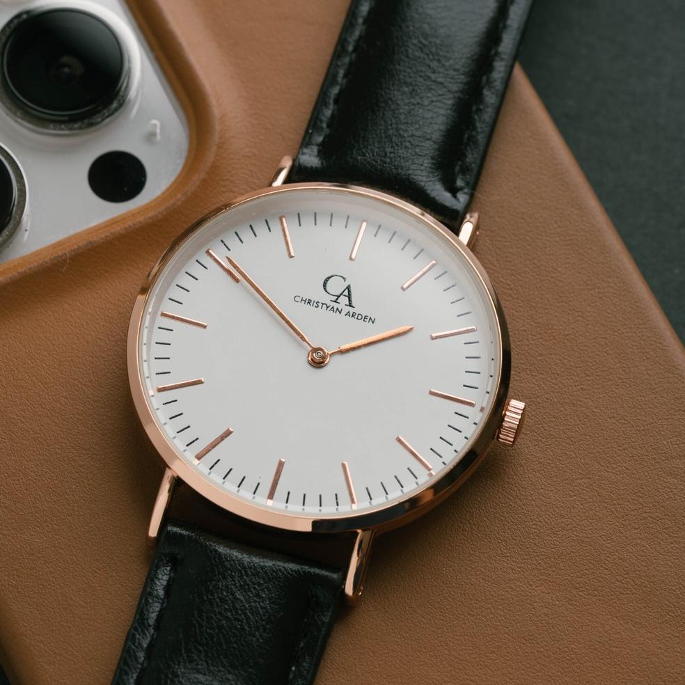 Jam Tangan Christyan Arden Grand CA Classic Golden Rose - KPN.14Jl22υ
