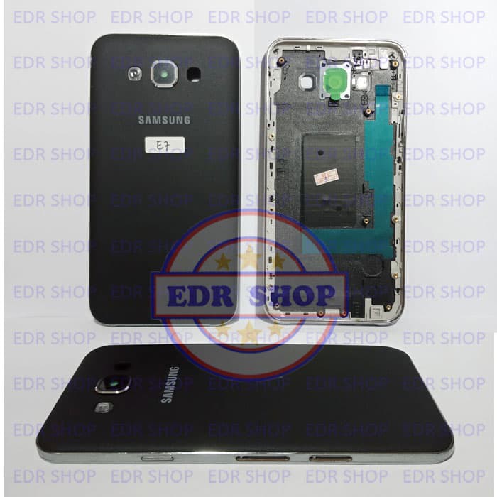 Casing Samsung Galaxy E7 2015 - E700 E700H E700F Housing Kesing Hitam