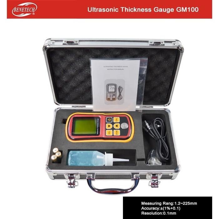 Ultrasonic Thickness Gauge GM100 BENETECH Tester GM-100 GM 100 Meter
