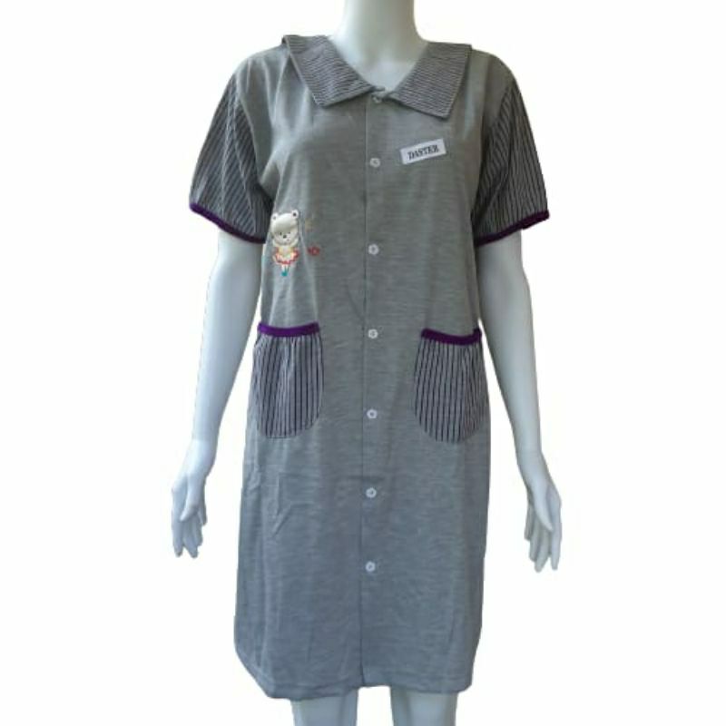 Daster melahirkan kancing depan full sampai bawah/baju melahirkan misty