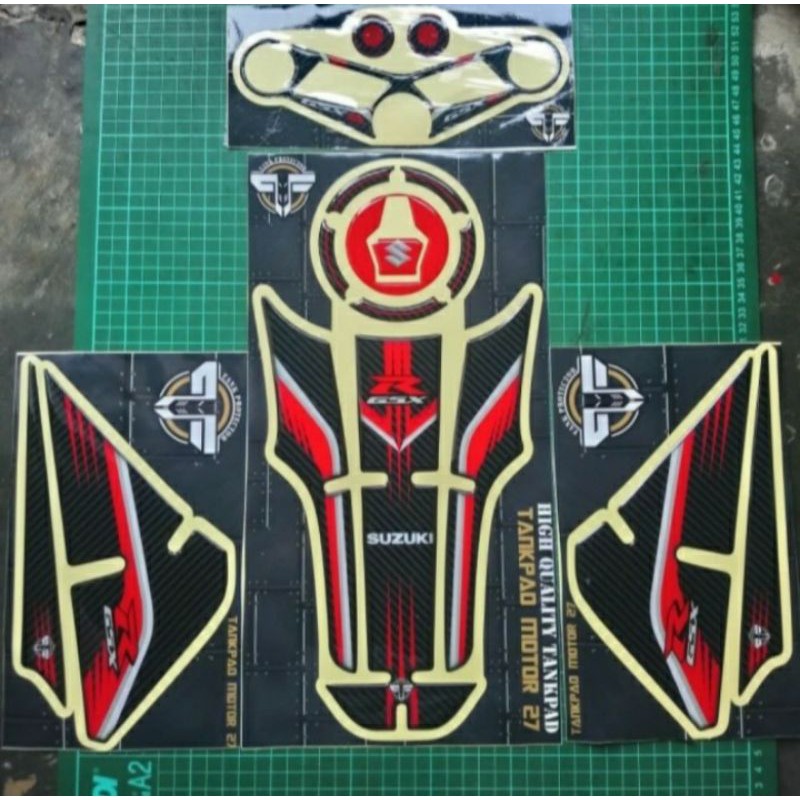 Stiker Sticker Resin Timbul Tankpad Tank Protector Suzuki GSX R 150