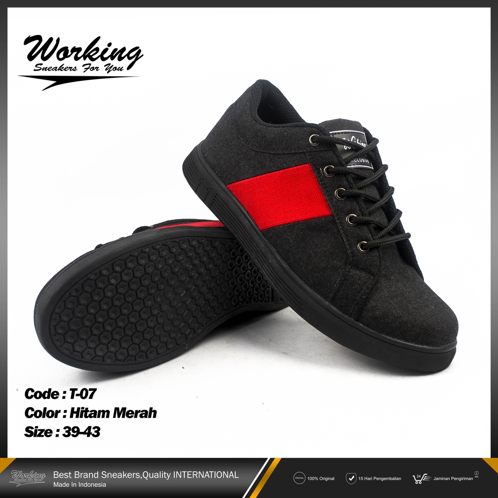 Working Sneakers For You Sepatu Kets T-07