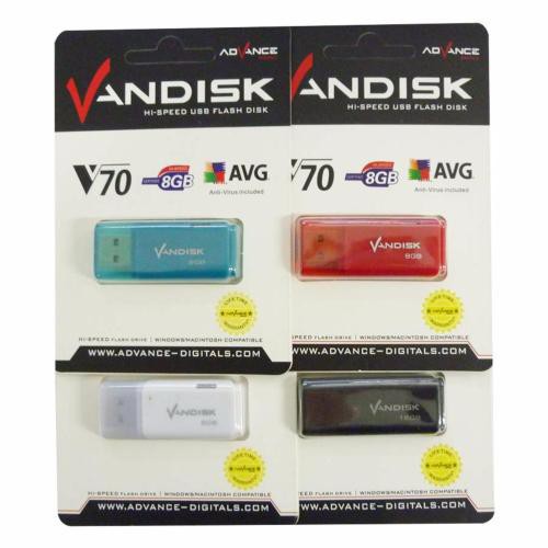 Flashdisk Vandisk 4GB / 8GB / 16GB / 32GB V70 ADVANCE USB Flash Disk ORI Flash drive