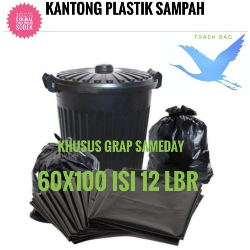 ( 25 pack ) kantong plastik sampah