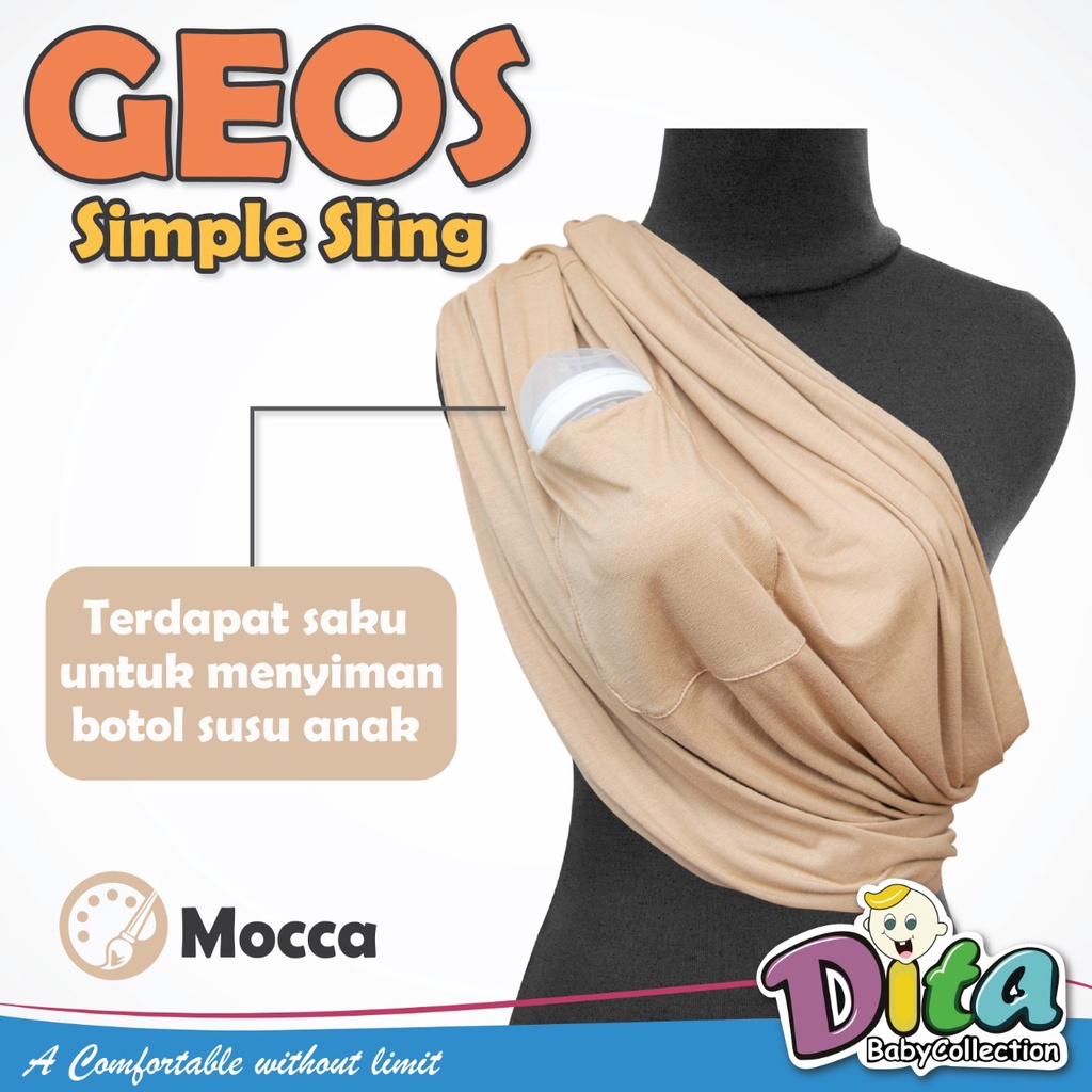 GEOS POLOS DITA PAKAI KANTUNG Geos Polos premium Gendongan Polos murah geos Kaos GEOS DITA POLOS