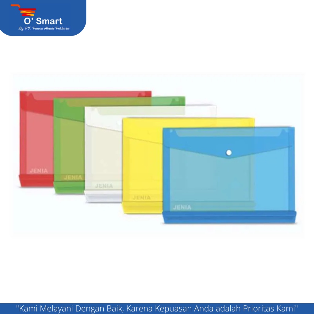 

Media Kita Map Plastik Kancing Uk.Folio Warna Per 1 pcs