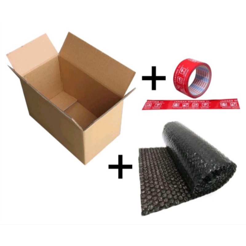 

ekstra packing Dus + bubble wrap