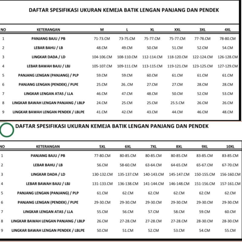 KEMEJA BATIK PRIA LENGAN PANJANG BIG SIZE JUMBO ARMI