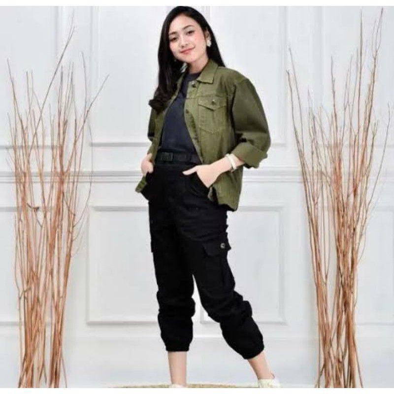 Celana cargo wanita,//celana wanita,//clana begidril wanita
