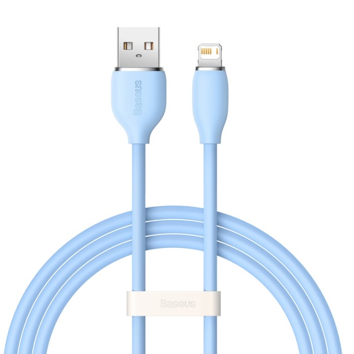 BASEUS Kabel Data Jelly Liquid Silica Gel Fast Charging Data Cable USB to iP 2.4A - CAGD