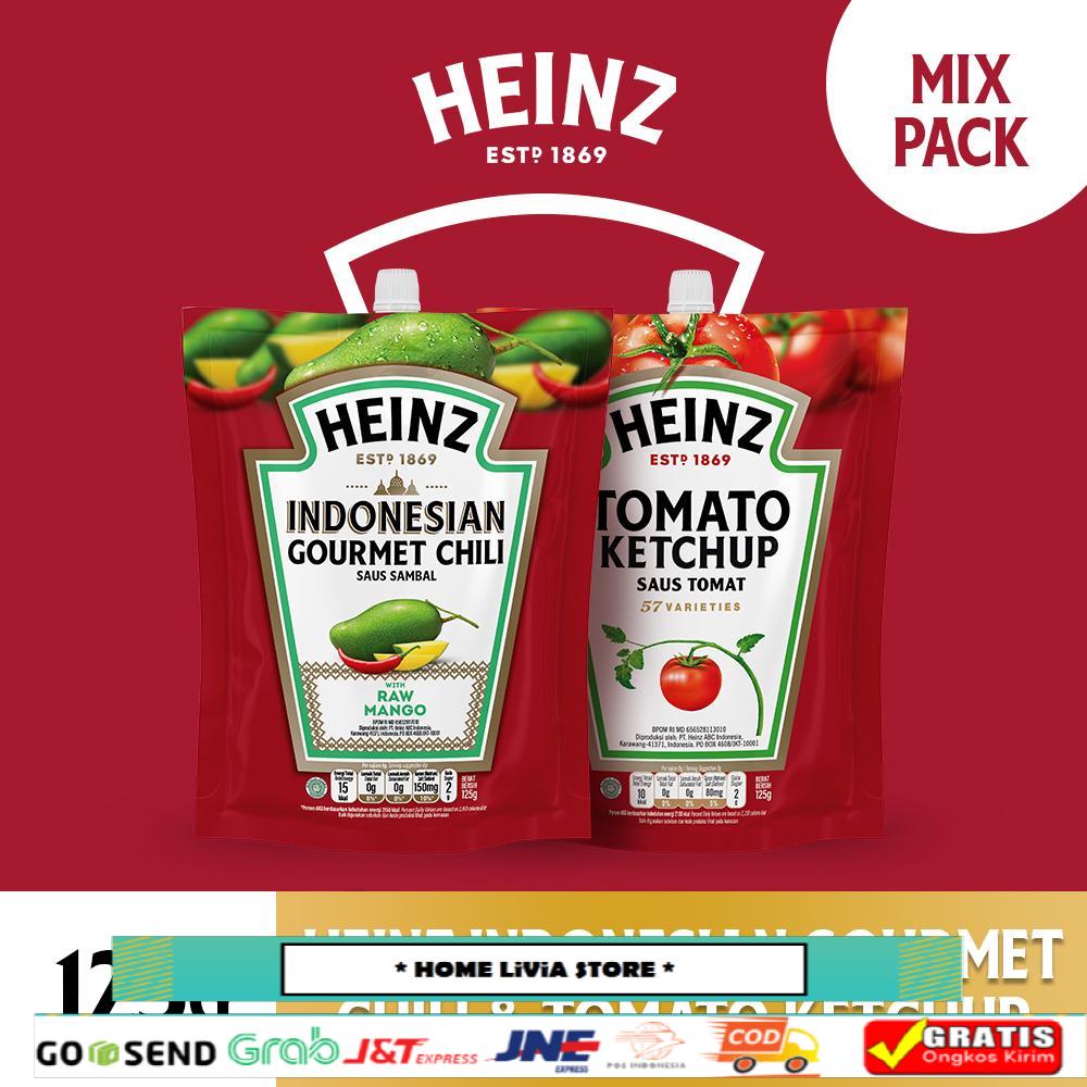 

HEINZ Saus Sambal Indonesia 125gr & Saus Tomat 125gr